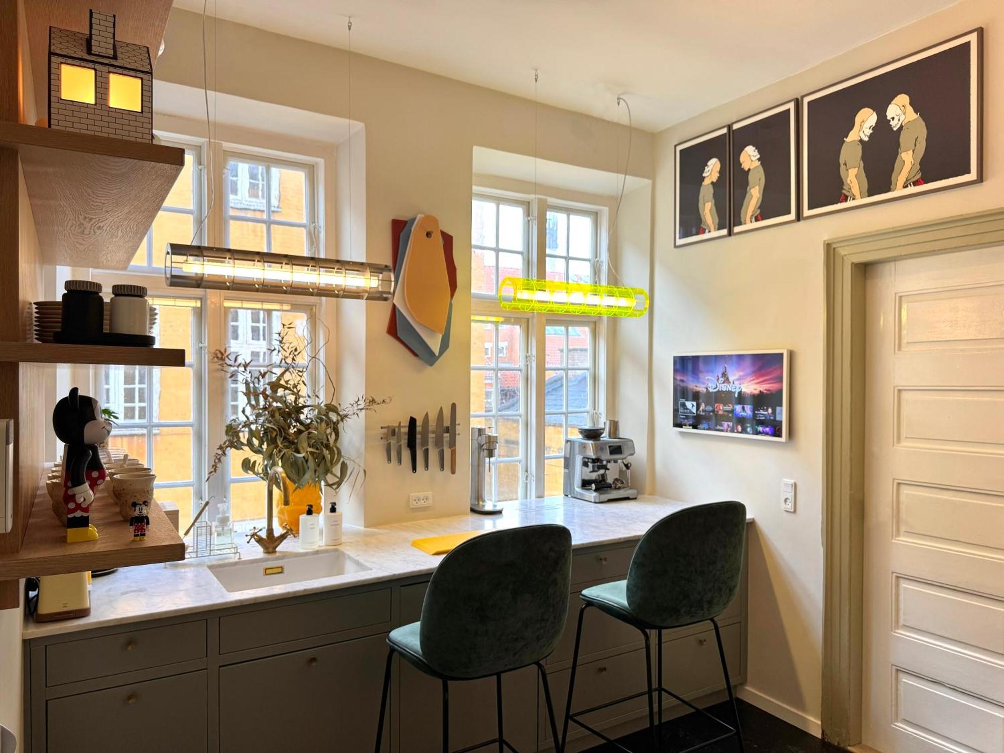 Luxury 'kings Garden View' 260m2 Prime Located Flat Apartment Copenhagen